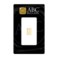 Gold Bullion Bars 1g ABC Bullion Minted Gold Tablet