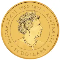  1/10oz Perth Mint Kangaroo Minted Coin Gold